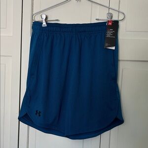NWT Under Armour Men's Blue Medium Heatgear Athletic Shorts